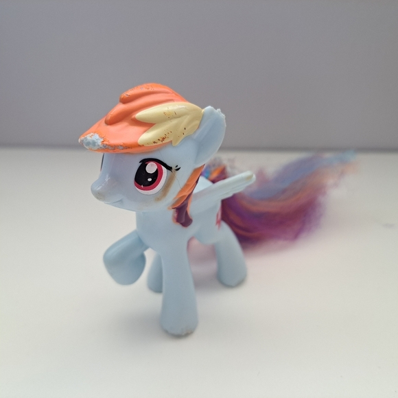 My little pony | McDonald's rainbow dash & rarity *damaged* - Picture 7 of 9